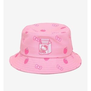 Hello Kitty Strawberries Bows Bucket Hat